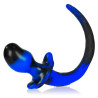 Oxballs Plug Queue de chien Mastiff 12 x 7 cm Bleu